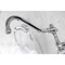 Kingston Brass KS3241PL Two-Handle Wall Mount Bathroom Faucet, Polished Chrome KS3241PL - alternate 5